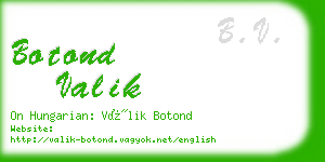 botond valik business card